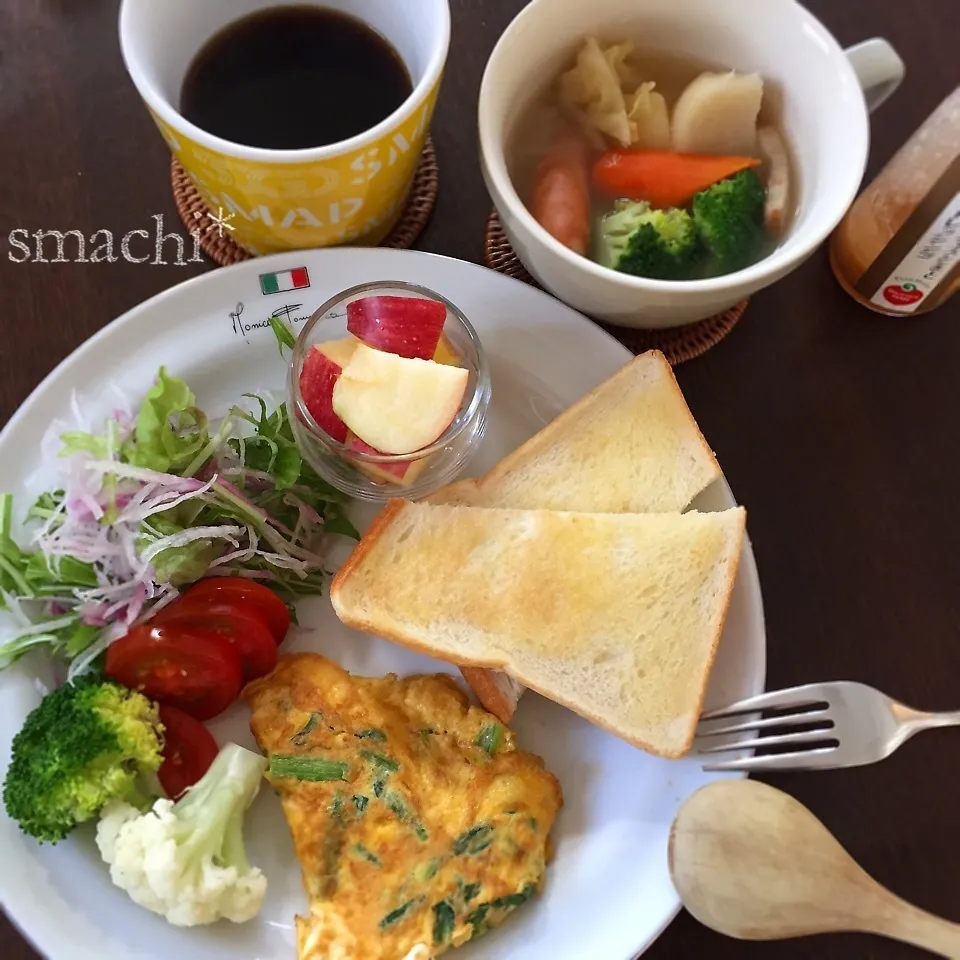 今日の朝ごはん＊|まち＊さん