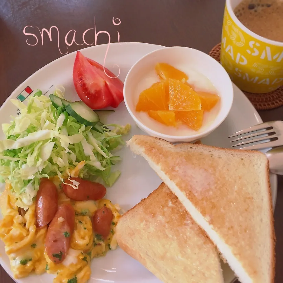 Snapdishの料理写真:朝ごはん＊|まち＊さん