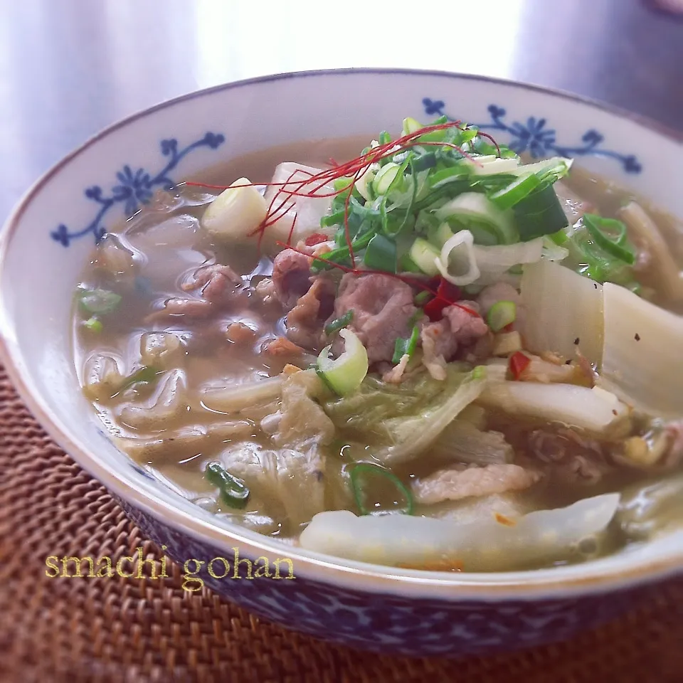 白菜の漬け物ラーメン♡|まち＊さん