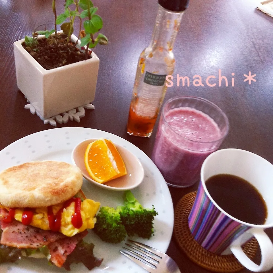 Snapdishの料理写真:朝ごはん♡|まち＊さん