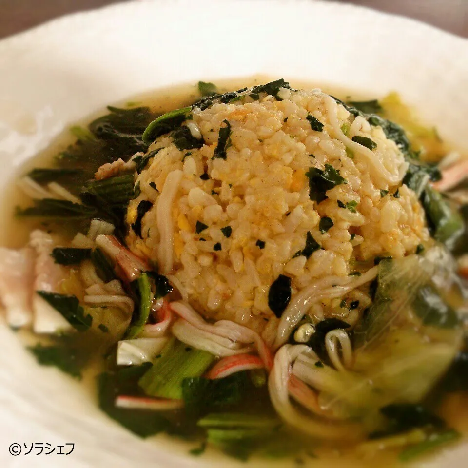 ソラシェフの昼ご飯 あんかけチャーハン|ソラシェフさん