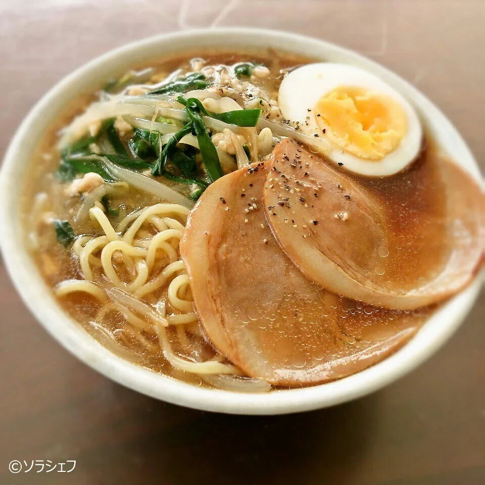 ソラシェフの昼ご飯 あんかけ醤油ラーメン|ソラシェフさん