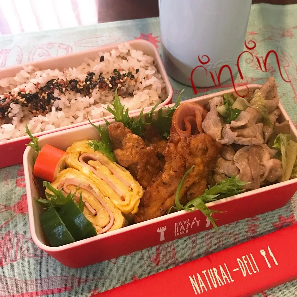 7.26 JC部活弁当～ハム巻玉子焼き♪|rinrin*mama*さん