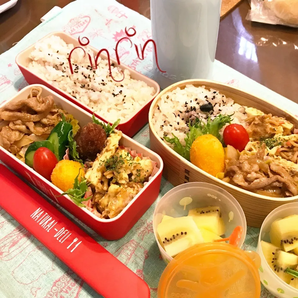 7.24 JC部活弁当&自分弁当～モダン焼き♪|rinrin*mama*さん