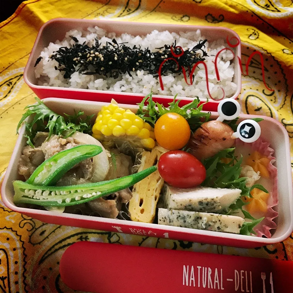 Snapdishの料理写真:7.17 JC大会弁当～しょうが焼き♪|rinrin*mama*さん