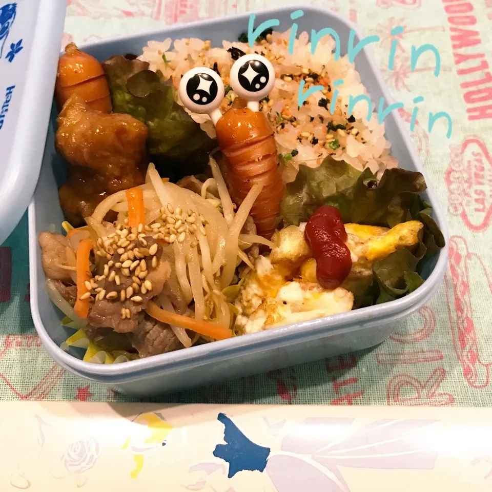 Snapdishの料理写真:12.17 JC1日練習～焼肉たれ炒め♪|rinrin*mama*さん