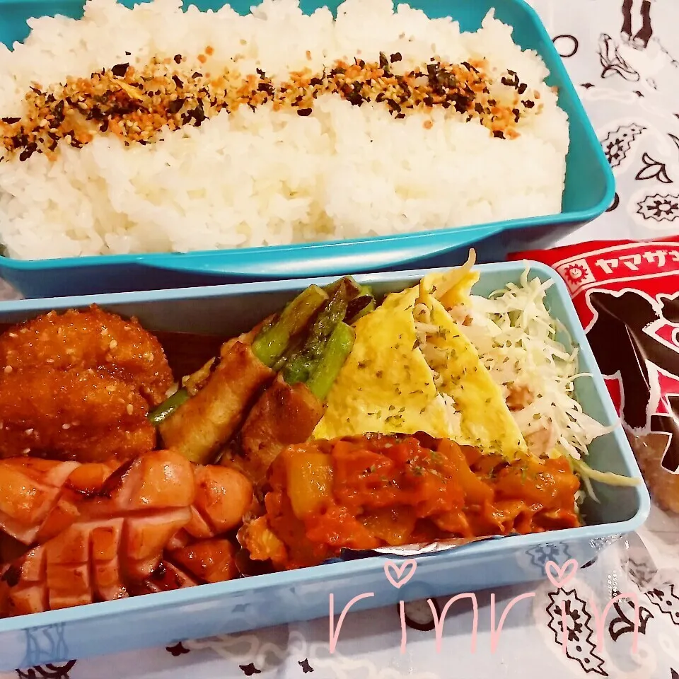 Snapdishの料理写真:12-9 高２男子弁当～オムレツ♪|rinrin*mama*さん