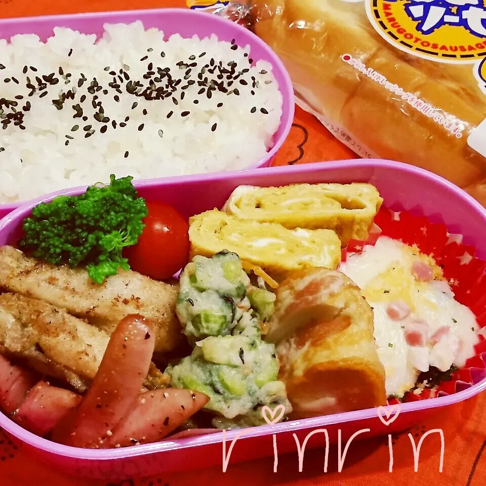 12-5 JC大会弁当～とり手羽中唐揚げ♪|rinrin*mama*さん