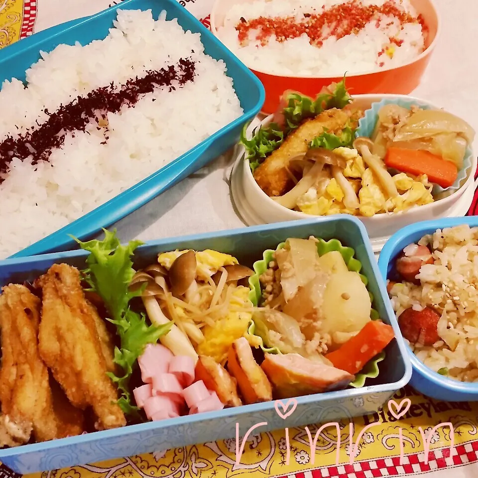 11-11 高２男子弁当&自分弁当～唐揚げ♪|rinrin*mama*さん