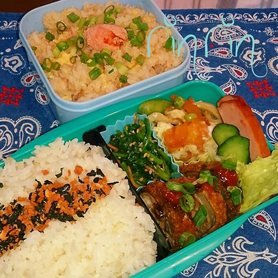 6*8 高２男子弁当～イワシのチーズ巻きフライ～♪|rinrin*mama*さん