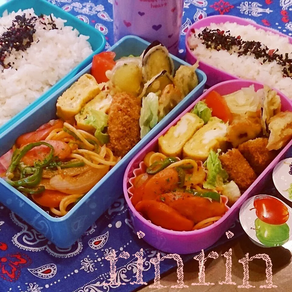 5*30 高２男子弁当&JC弁当～ナポリタン～♪|rinrin*mama*さん