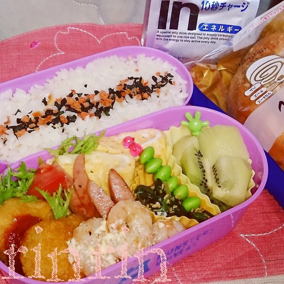 4*29 JC１日部活弁当～チーズin卵焼き～♪|rinrin*mama*さん