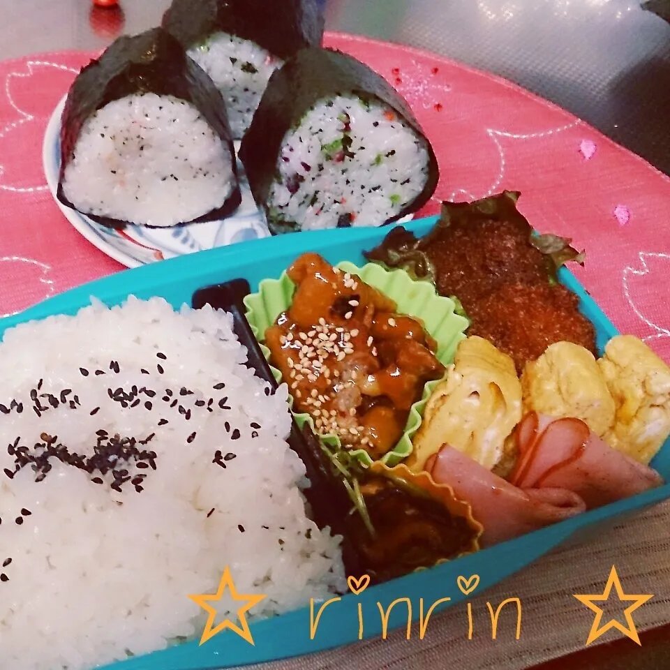 3*23 高一男子弁当～焼き鳥缶詰め～♪|rinrin*mama*さん