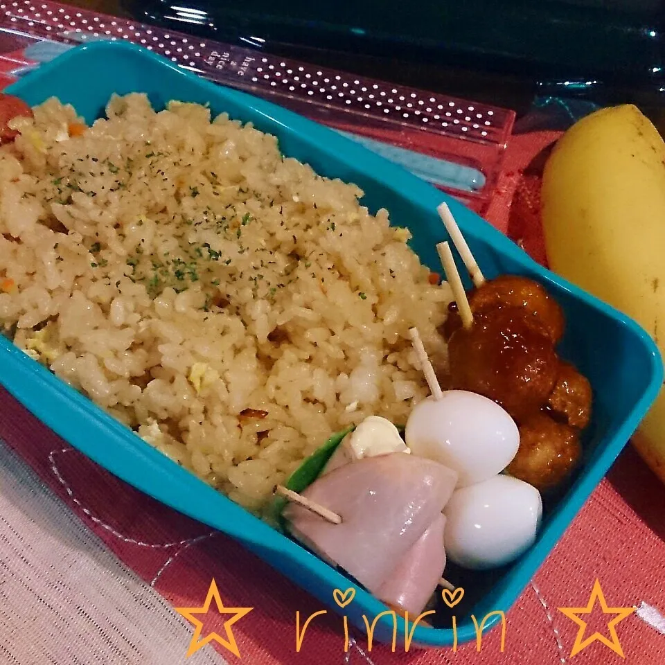 Snapdishの料理写真:2*25 高一男子弁当～炒飯～♪|rinrin*mama*さん