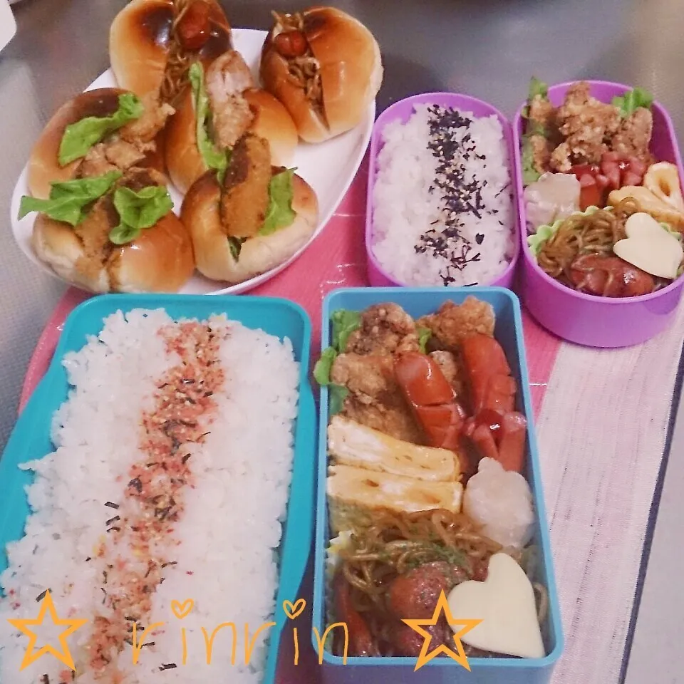 2*14 高一男子弁当&JS大会弁当～唐揚げ～♪|rinrin*mama*さん