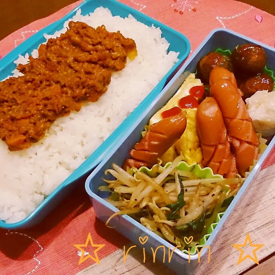 2*12 高一男子弁当～トマトカレー～♪|rinrin*mama*さん