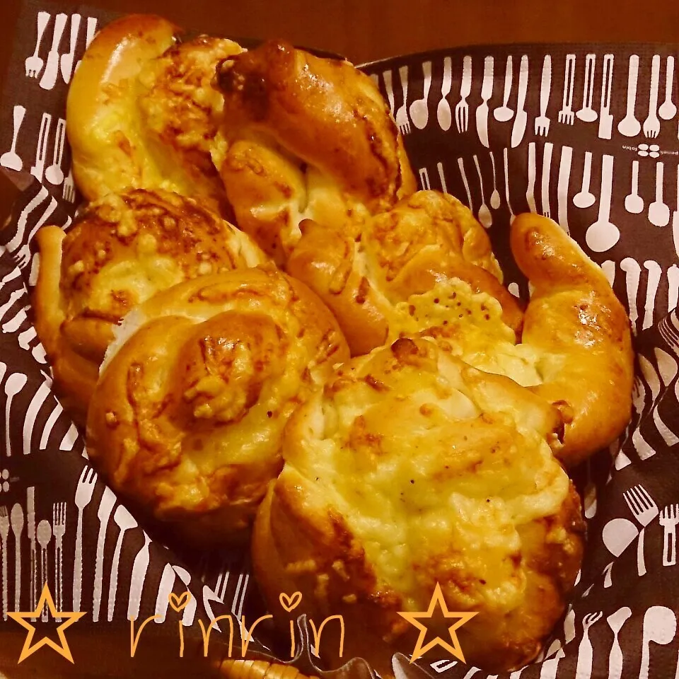 2*6 マヨチーパン焼きあがりましたょ～♪|rinrin*mama*さん