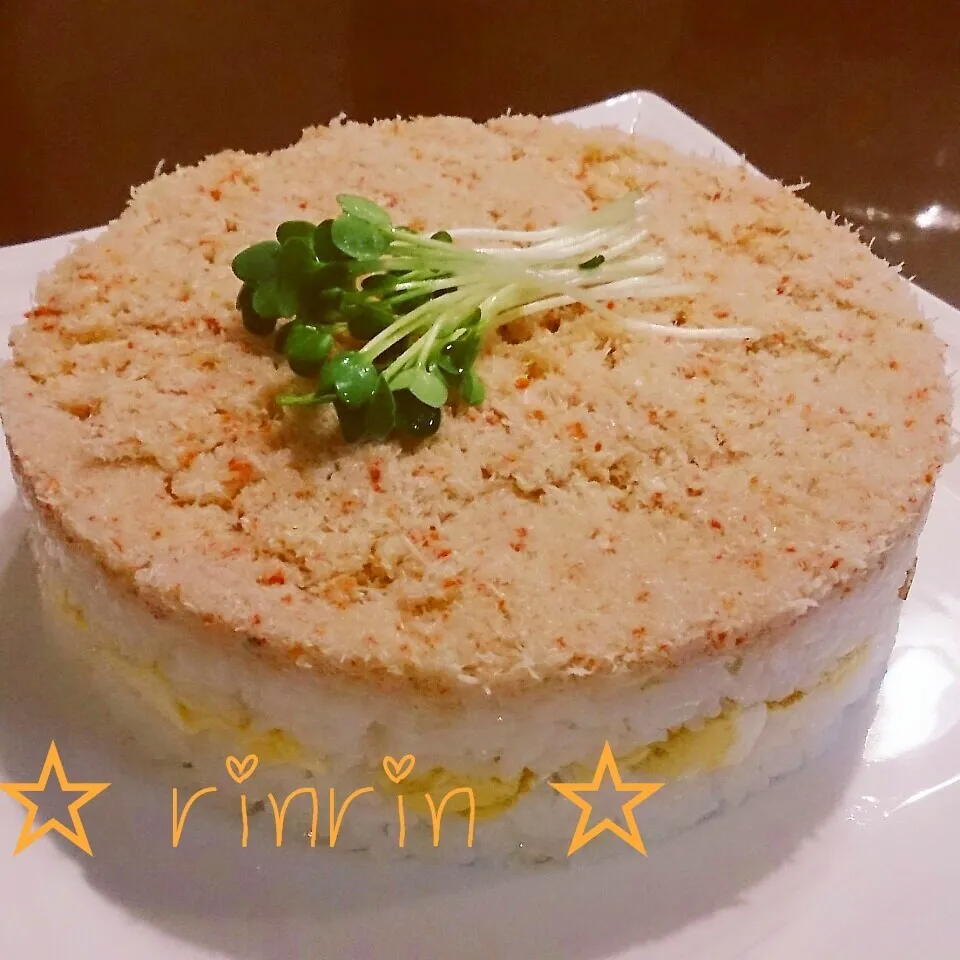 1*13 かに寿司ケーキ～♪|rinrin*mama*さん