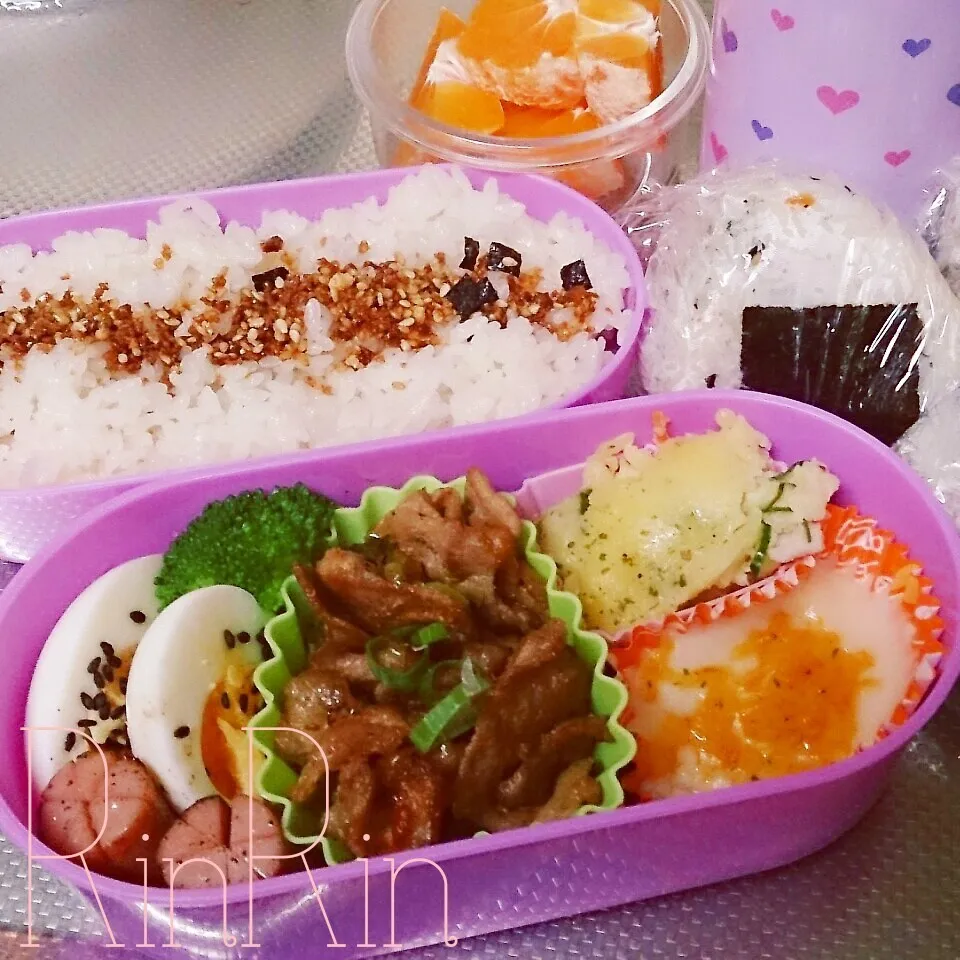 11*30 復活JS弁当～しょうが焼き～♪|rinrin*mama*さん