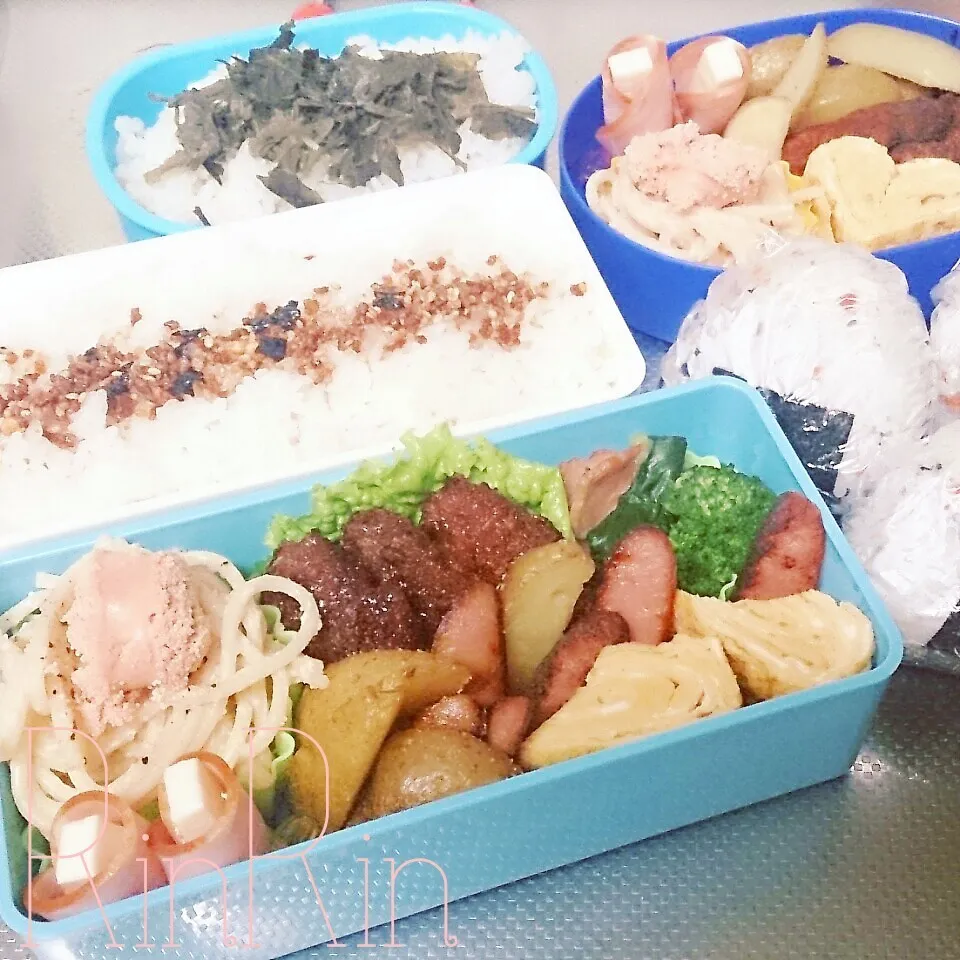 11*26 高一男子弁当&JSお留守番弁当～たらこスパ～♪|rinrin*mama*さん