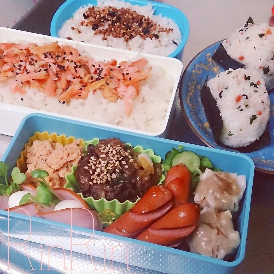 11*12 高一男子弁当～牛甘辛炒め～♪|rinrin*mama*さん