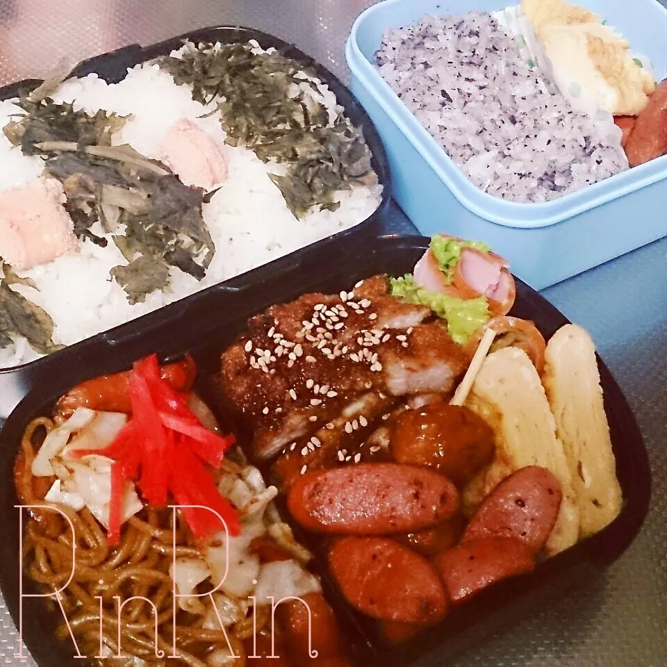 Snapdishの料理写真:11*24 高一男子弁当～豚カツ～♪|rinrin*mama*さん