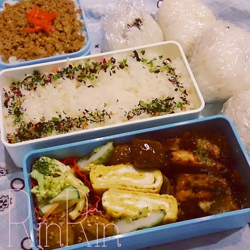 11*14 高一男子弁当～味噌漬けチキン～♪|rinrin*mama*さん