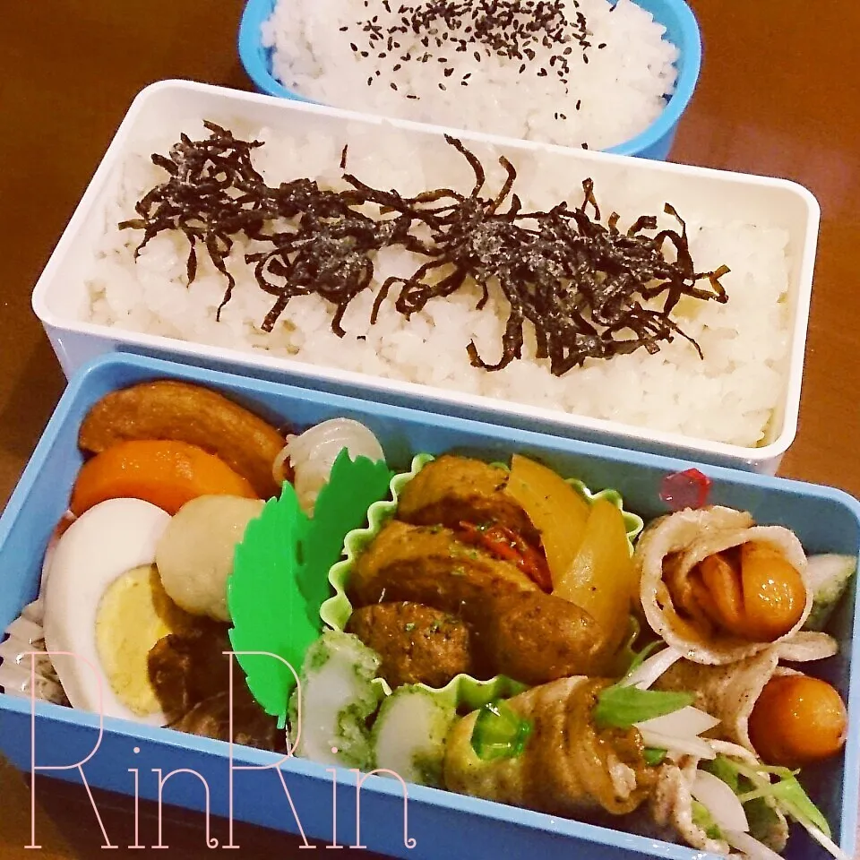 11*7 高一男子弁当～煮込みハンバーグ～♪|rinrin*mama*さん