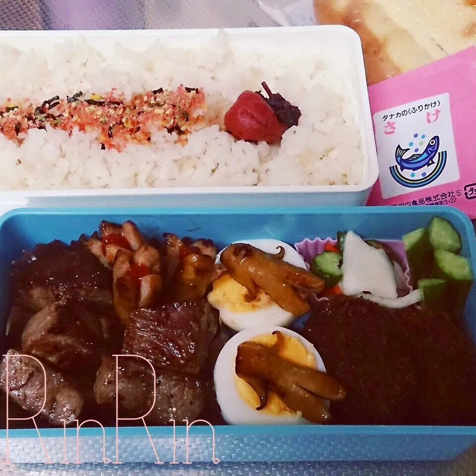 Snapdishの料理写真:10*19 高一男子弁当～♪|rinrin*mama*さん