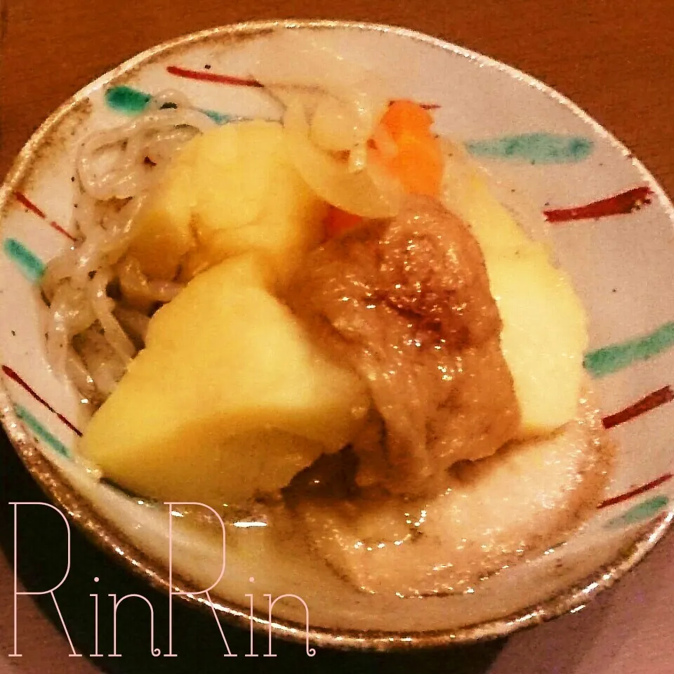 Snapdishの料理写真:10*14 あぶら麩じゃが～♪|rinrin*mama*さん