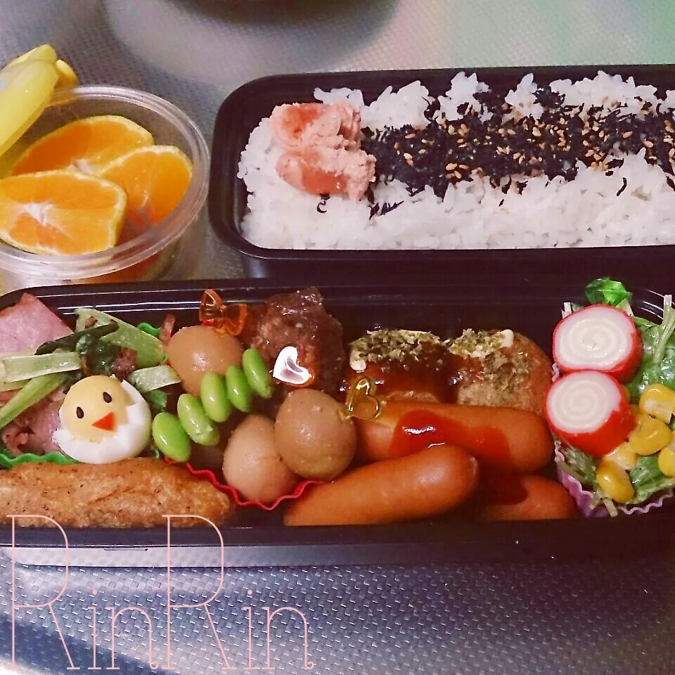 Snapdishの料理写真:10*7 高一男子弁当～♪|rinrin*mama*さん