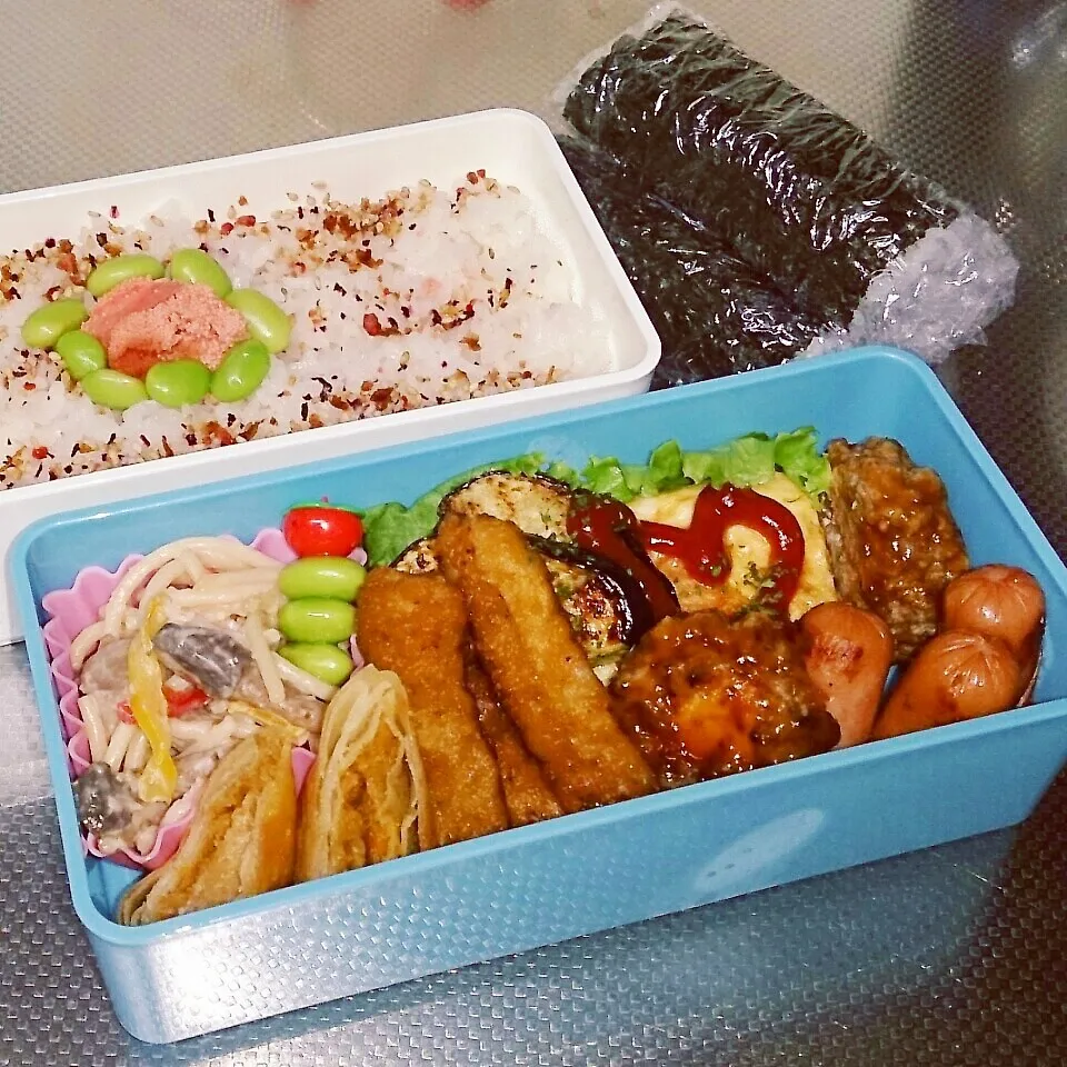 9*9 高一男子弁当～♪|rinrin*mama*さん