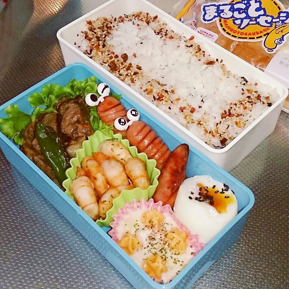 9*3 高一男子弁当～♪|rinrin*mama*さん