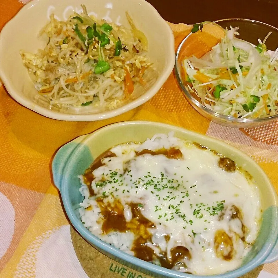 9*2 カレーチーズドリア＆そうめんチャンプル～♪|rinrin*mama*さん