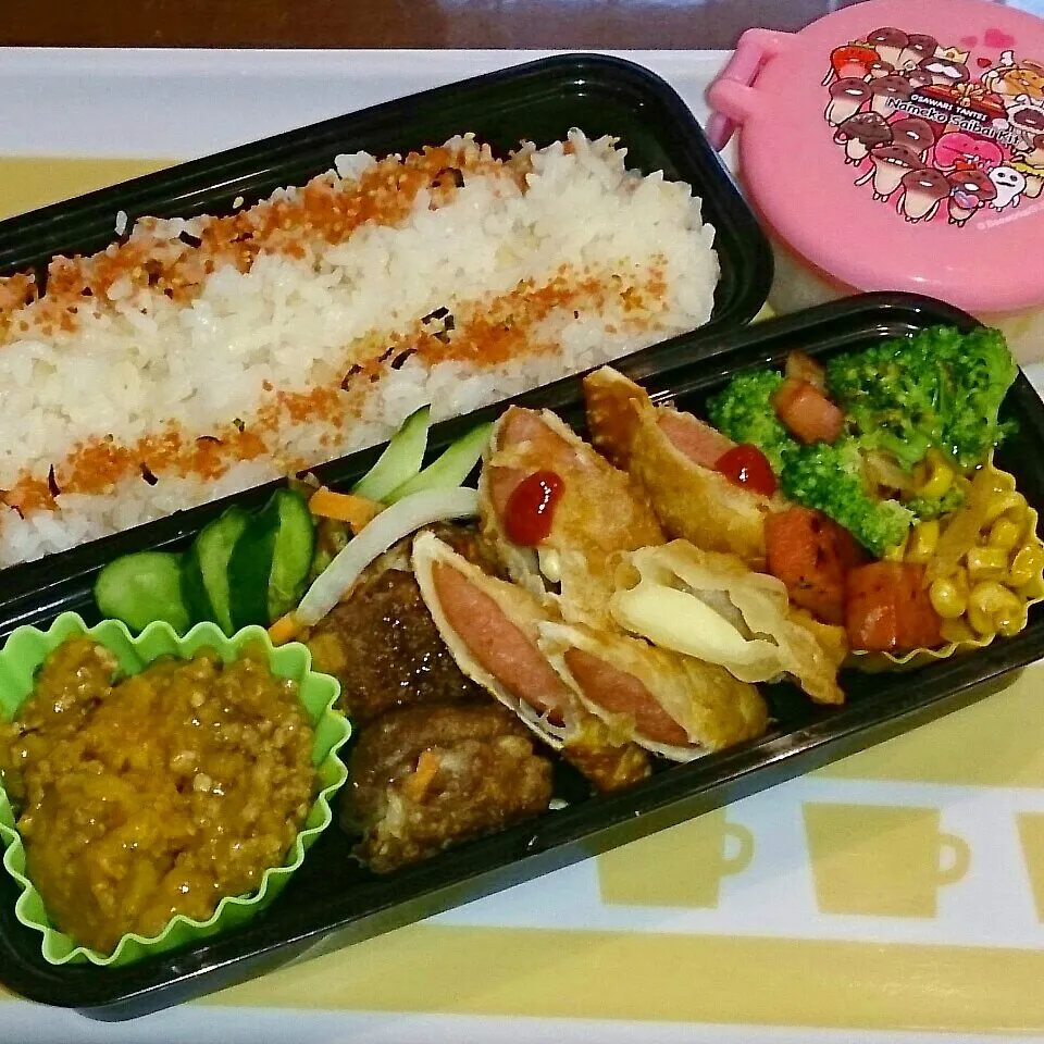 Snapdishの料理写真:6*24 高一男子弁当♪|rinrin*mama*さん