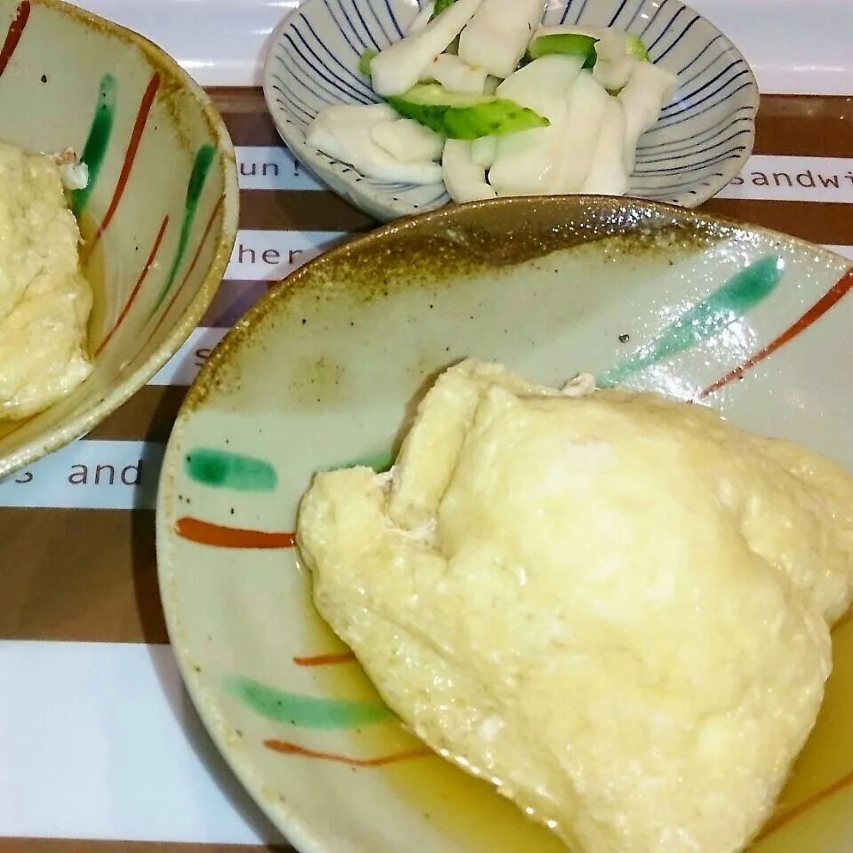 Snapdishの料理写真:6*13 玉子入り巾着～♪|rinrin*mama*さん