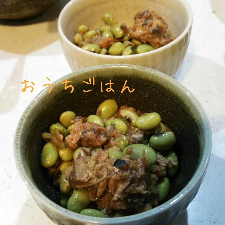 青豆のサバ缶和え|トモさん