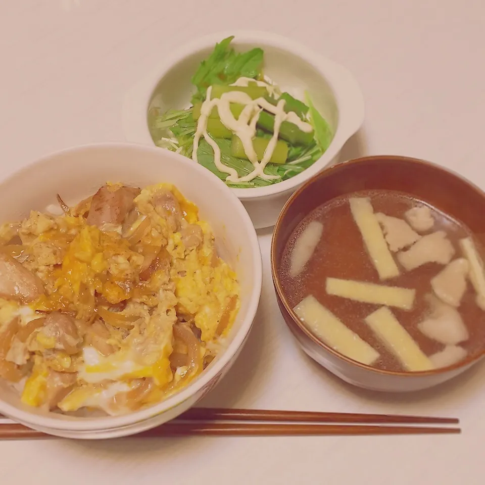 親子丼|わさびまめさん