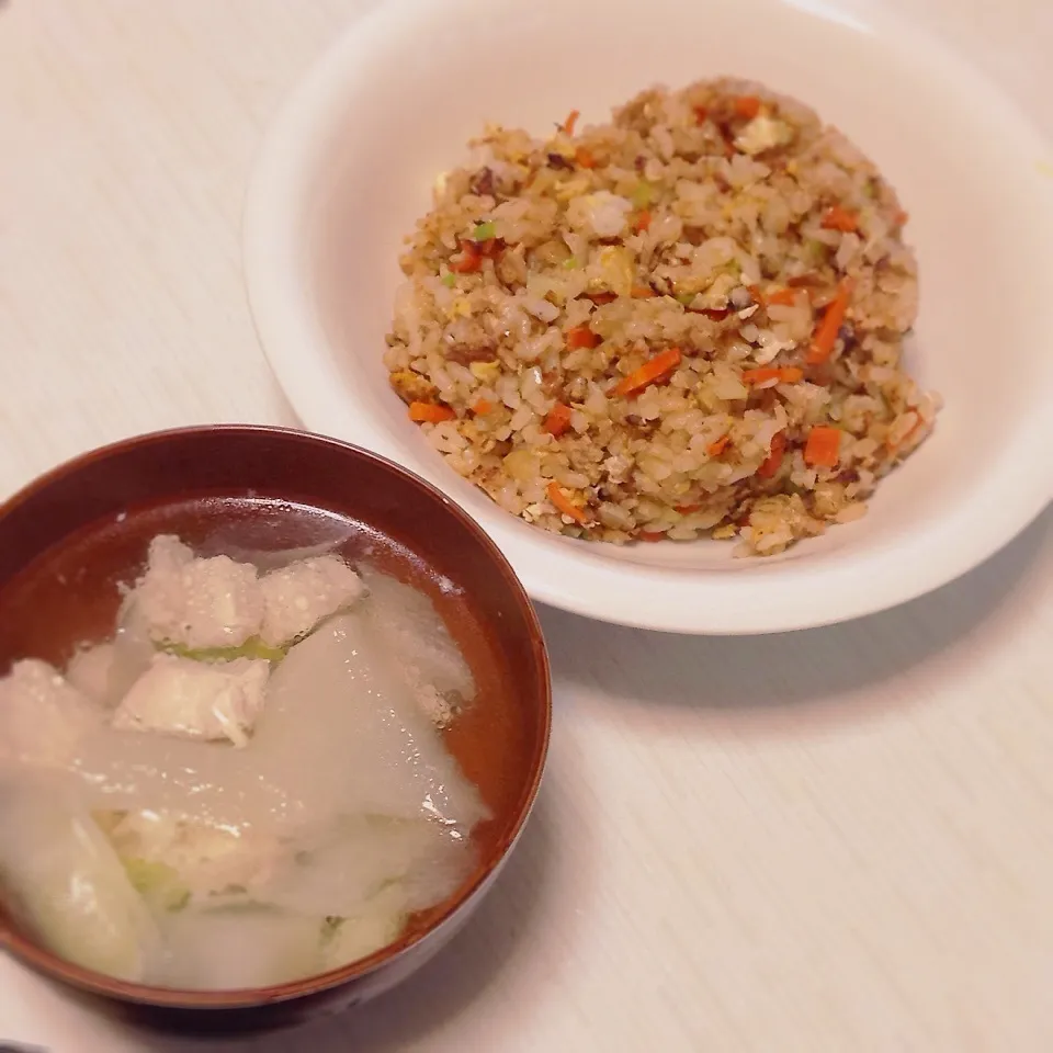 中華な昼食|わさびまめさん