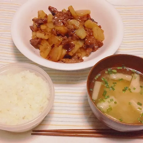 豚バラ大根の炒め煮|わさびまめさん