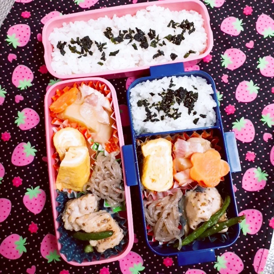 中学一年生🌾と三年生の🍱お弁当|yukinkoさん