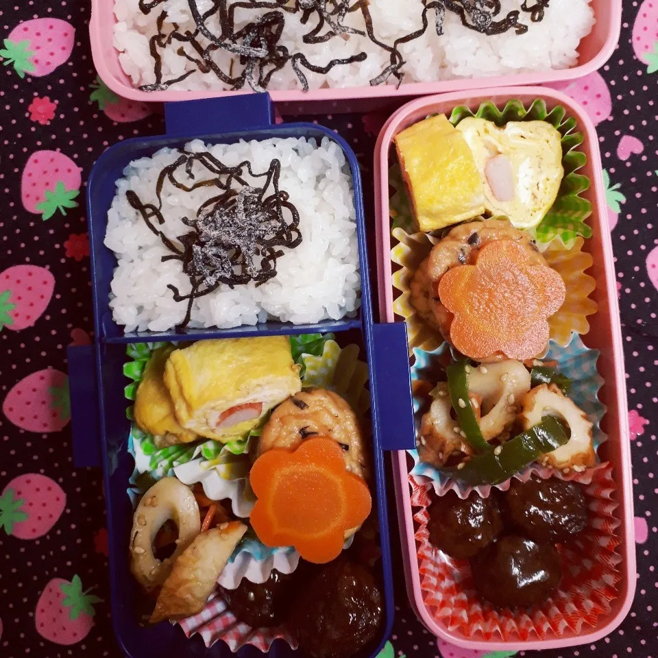 中学一年生と🌾三年の🍱お弁当|yukinkoさん