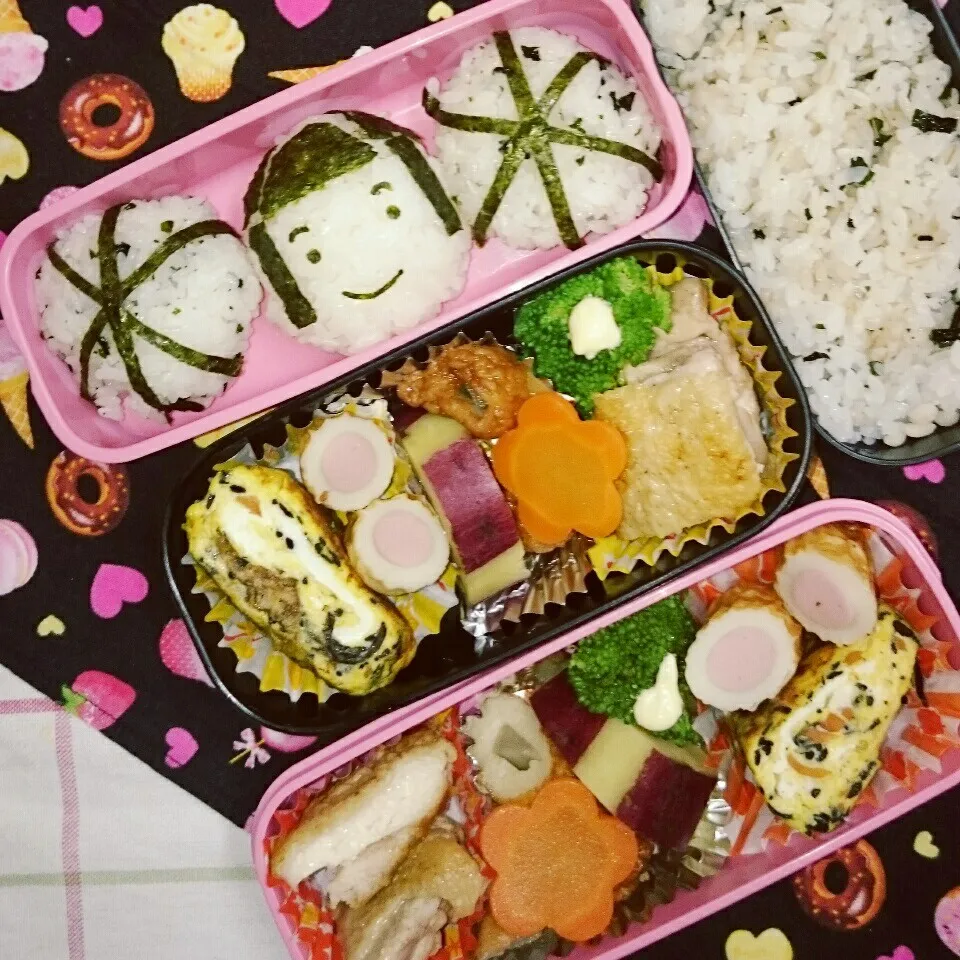 中学一年生🌻と中学三年生の🍙お弁当|yukinkoさん