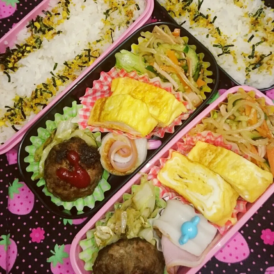 中学一年生と中学三年生の🍙お弁当|yukinkoさん