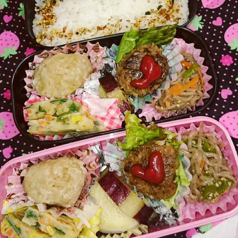 中学一年生🎏と中学三年生のお弁当🍙|yukinkoさん