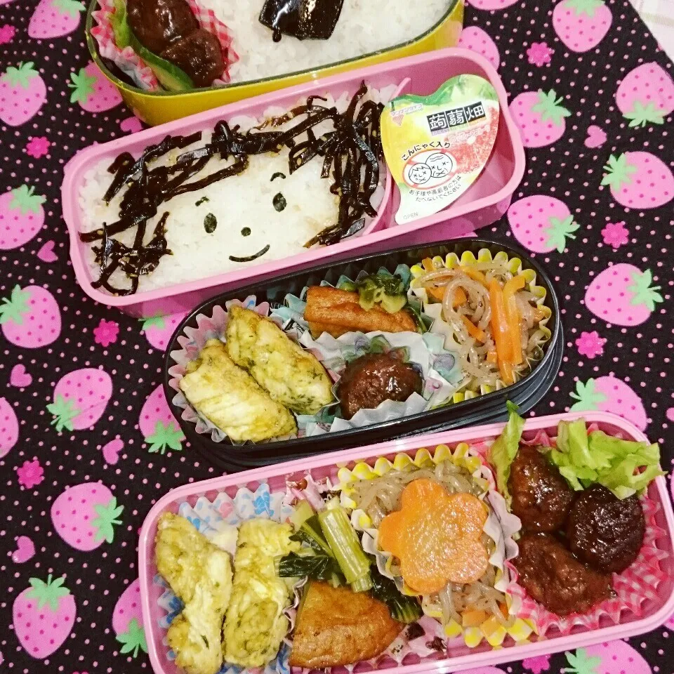 🍙中学一年生🌸と中学三年生のお弁当|yukinkoさん