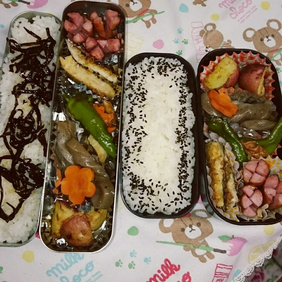 中学二年生🍙と旦那さんのお弁当|yukinkoさん