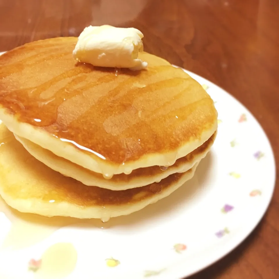 餅入りパンケーキヾ(o´∀｀o)ノ|あるぱかさん