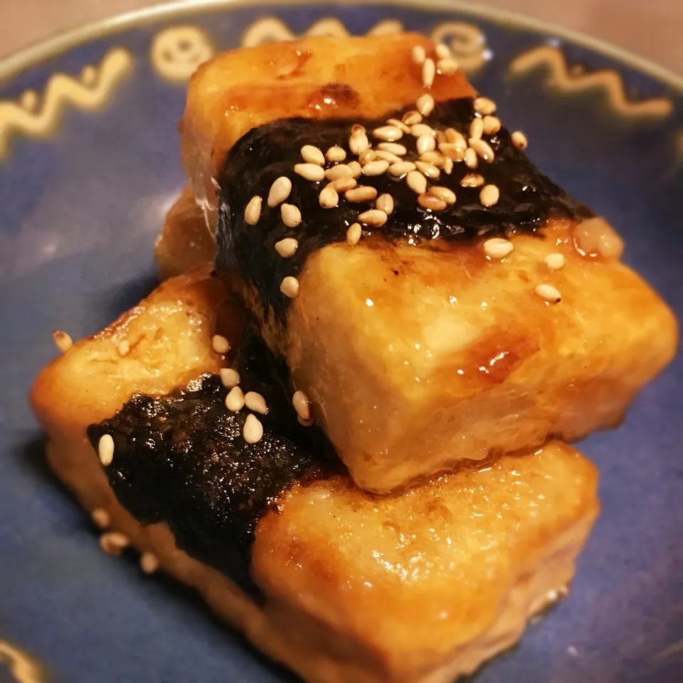 にんにく甘辛味♡豆腐の照り焼き|あるぱかさん