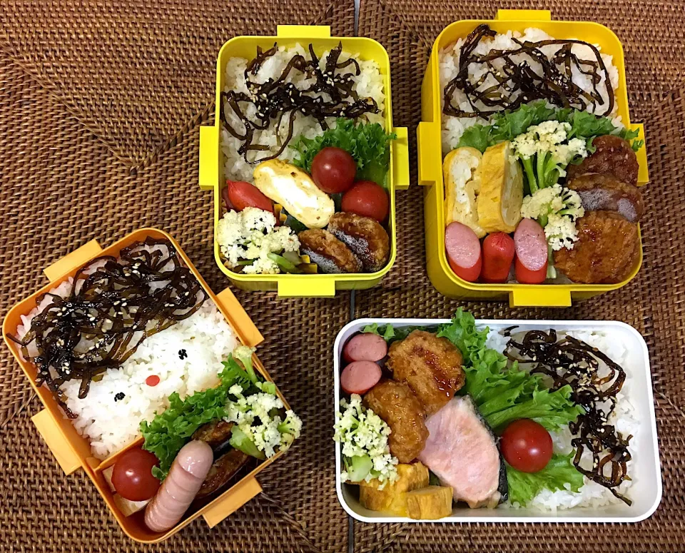 #中1女子弁当  #父ちゃん弁当  #高校生男子弁当 #冷食|よちこさん